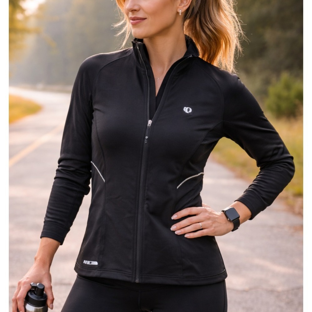 NWT Pearl Izumi Womens Active PRO Thermal Cycling Jersey Sz L Athleisure Biker